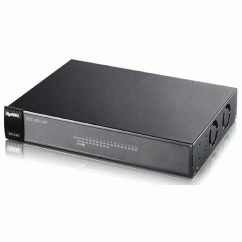 16-Port Fast Ethernet Switch 8 PoE Portla Zyxel ES1100-16P — Mallar, Bakı