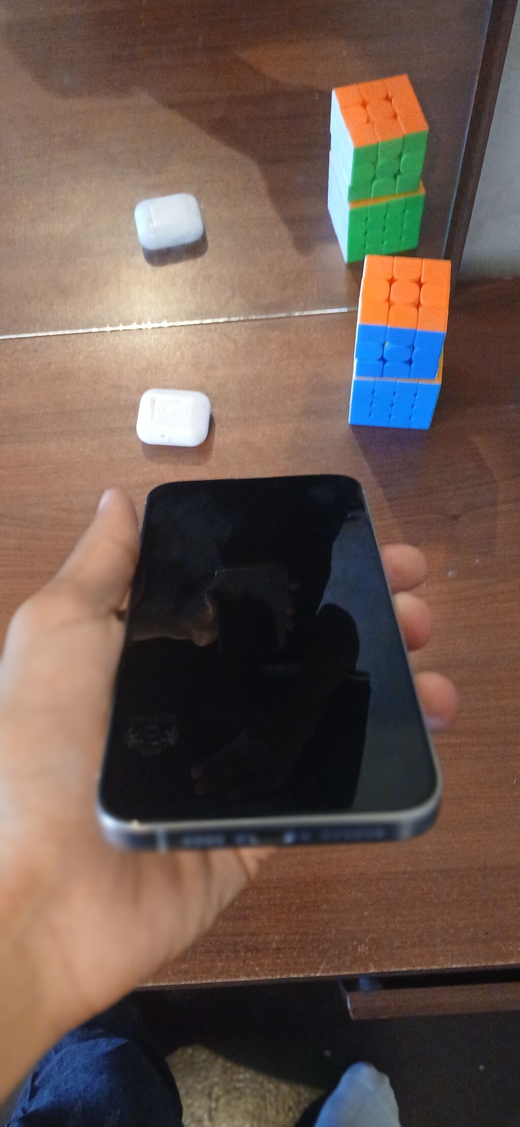 IPhone 15 Pro Max, 256 GB, White Titanium — Apple iPhone, Sumqayıt (4)