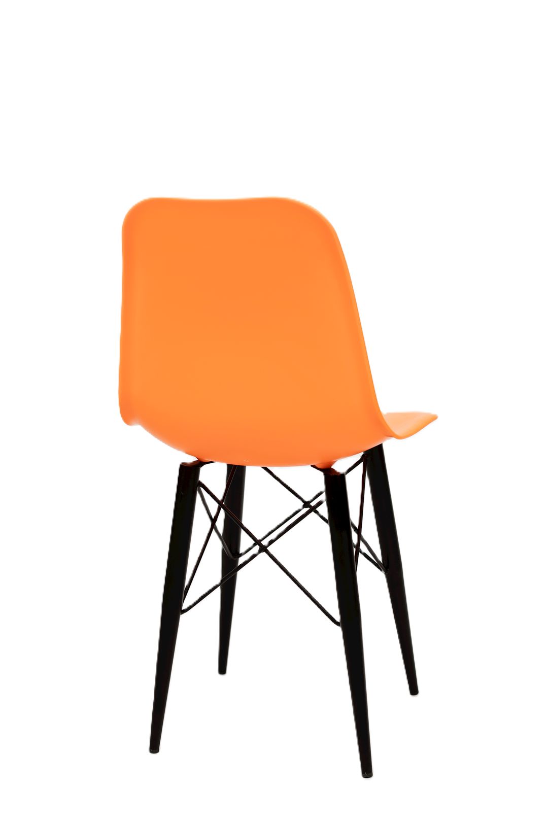 Stul Del Groups Aren Konik 092, 43x49x84 sm, dəmir/plastik, narıncı — Stullar, Bakı (3)
