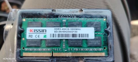 Kıssın DDR3 So-dımm noutbuk yaddaşı - Tutum: 4 GB - Tip: DDR3 — Bakı