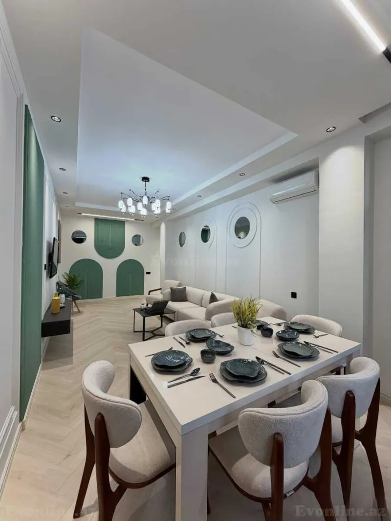 Satılır 3 otaqlı Mənzil Yeni tikili 112 m² Bakı, Nərimanov r — Mənzil, Bakı (2)