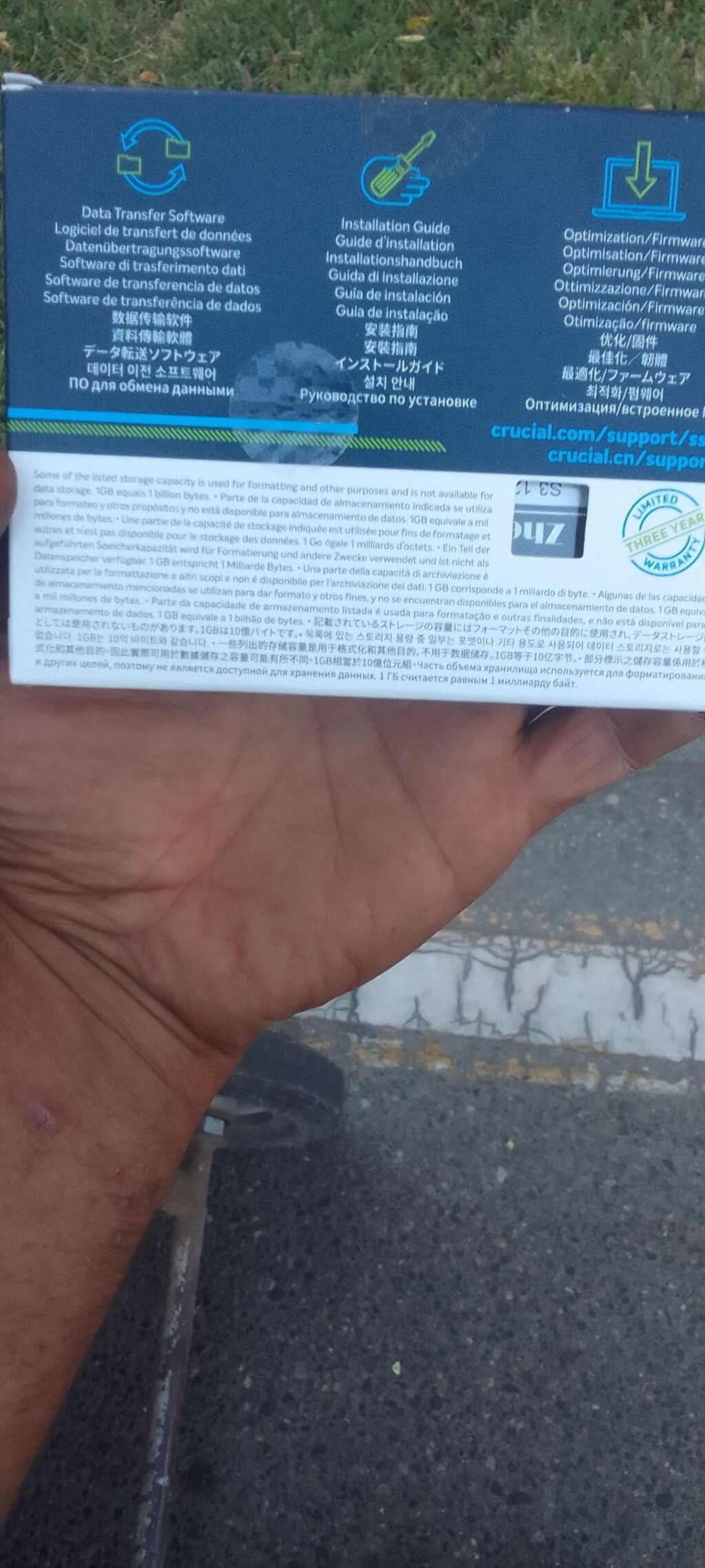 Crucial BX500 2.5" SSD – 240 GB - Brend/model: Crucial BX500 — Sabit diskləri, Bakı (6)