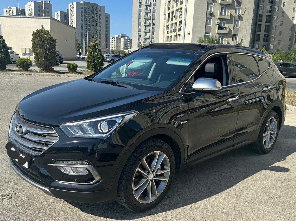 Hyundai Santa Fe, 2.0 L, 2017 il, 158 000 km — Avtomobillər, Bakı (6)