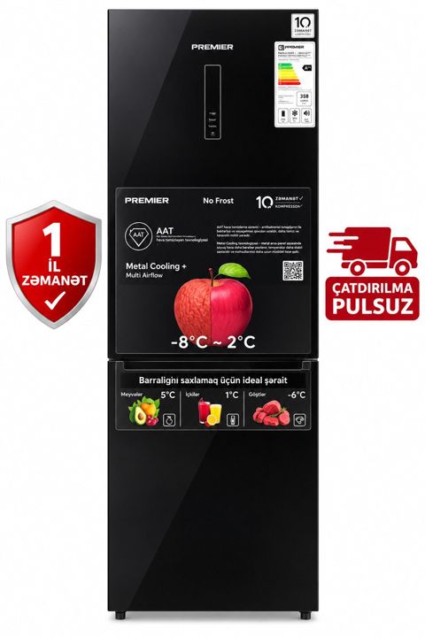 Soyuducu Premier PRM-427BFNF/BG — Xırdalan