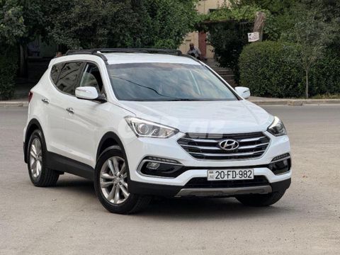 Hyundai Santa Fe 2.0 L, 2018, 102 000 km — Gəncə