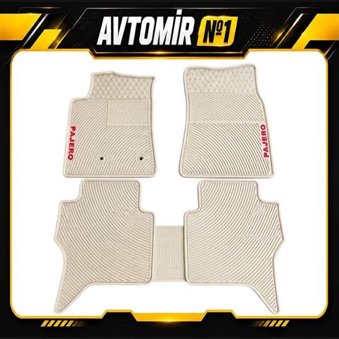 Mitsubishi Pajero 2006-2026 üçün salon rezin ayaqaltı Mitsubishi — Bakı