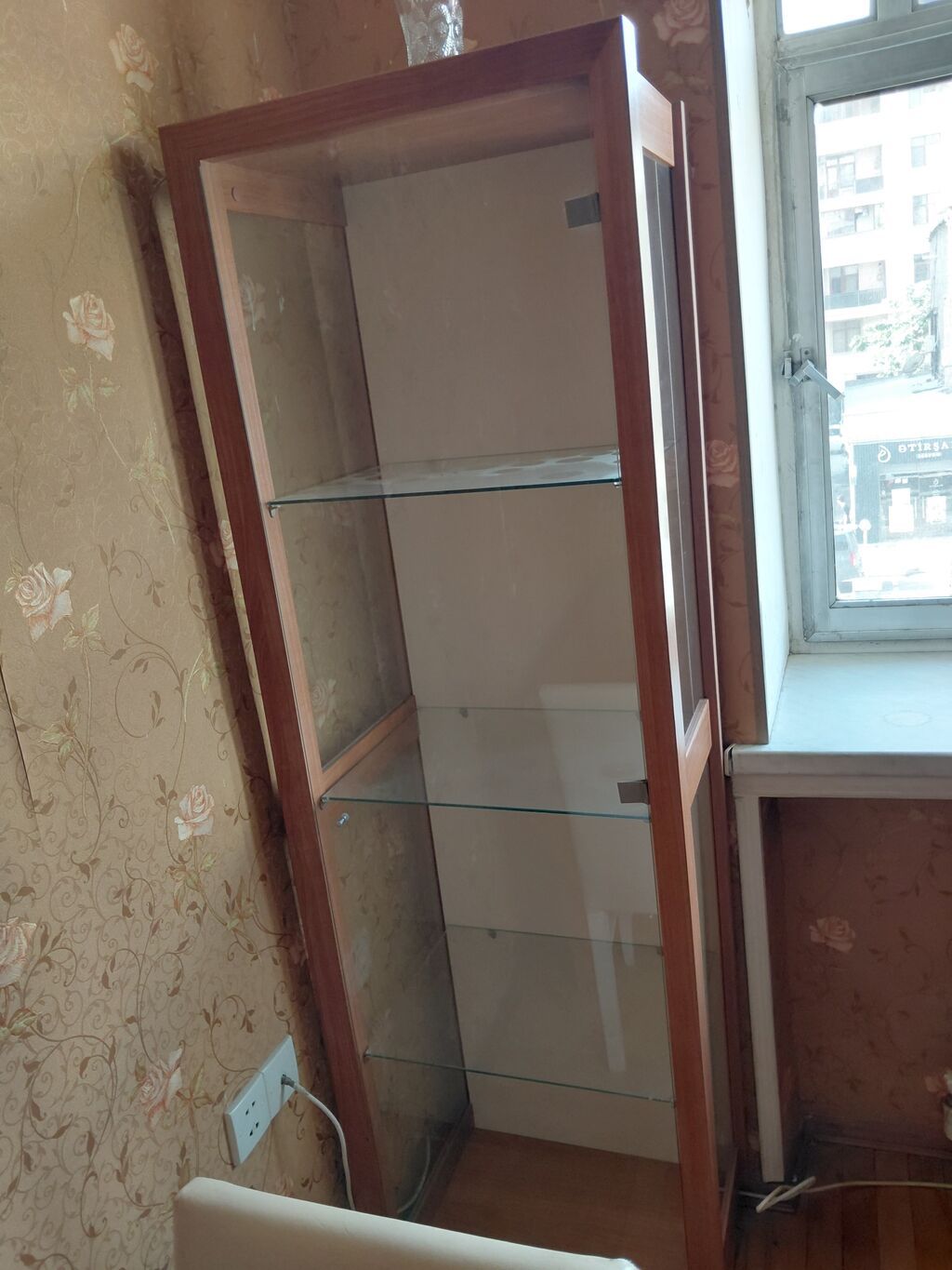Mebel dəsti – paltar şkafı və vitrinlər - 4 qapılı paltar şkafı — Qonaq otağı üçün, Bakı (4)
