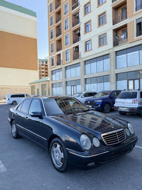 Mercedes E 220, 2.2 L, 1999 il, 520 000 km — Avtomobillər, Bakı (10)