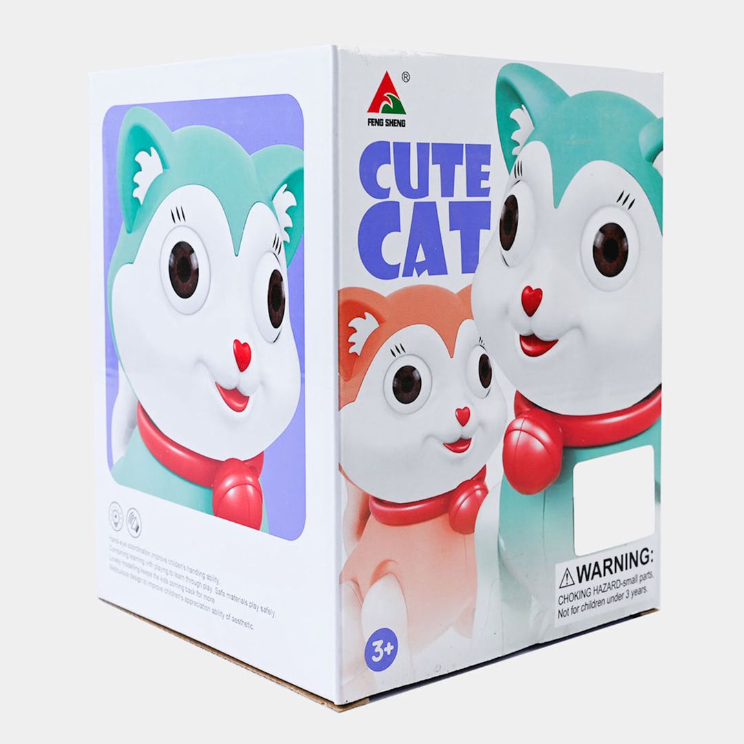 İnteraktiv oyuncaq Jumping Cat with Light & Music, plastik, mavi, 3+ yaş — Mallar, Bakı (3)