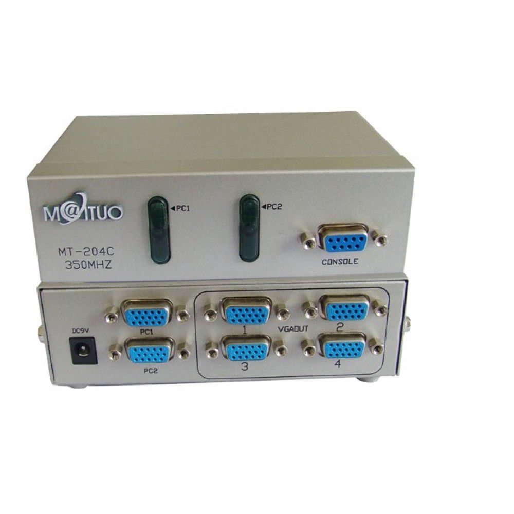 MT-204CH VGA switcher splitter into the dimensional moment around 350 MB HF remote control — Mallar, Bakı
