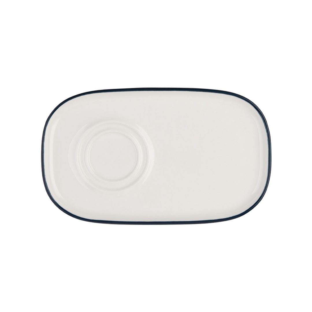 Qab ID-Fine Modest Navy Mesa, farfor, ağ/göy, 22 sm — Mallar, Bakı