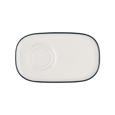 Qab ID-Fine Modest Navy Mesa, farfor, ağ/göy, 22 sm — Bakı