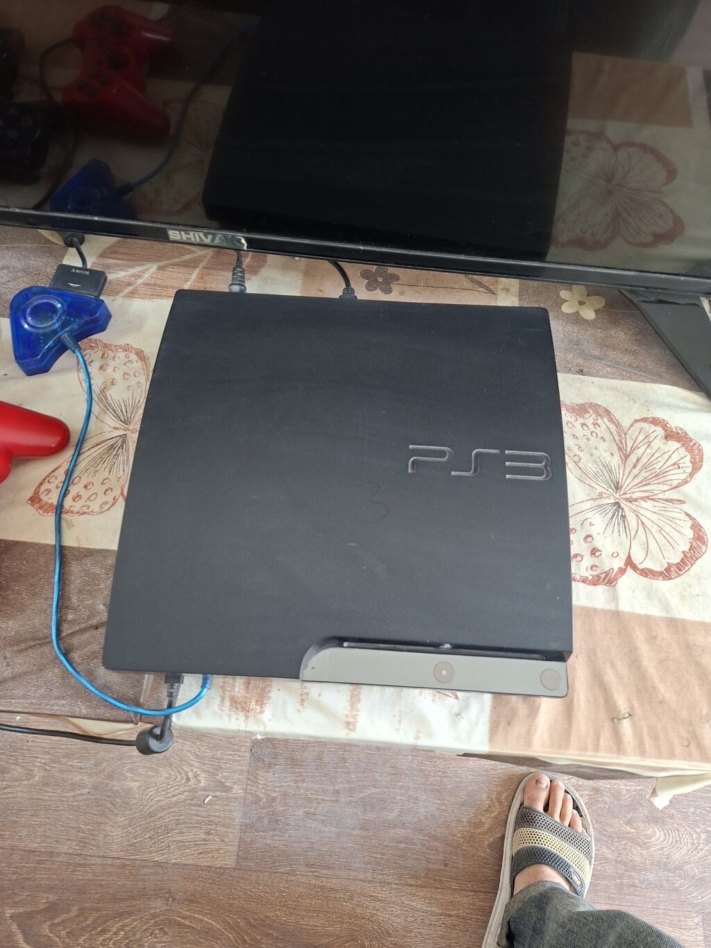 PS3 (PlayStation 3) Slim oyun konsolu dəsti Komplekt: - PS3 Slim — Oyun konsolları, Şəki (2)