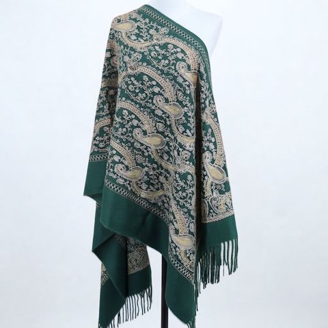 Şərf, kəşmir, yaşıl, 100x72 sm — Bakı