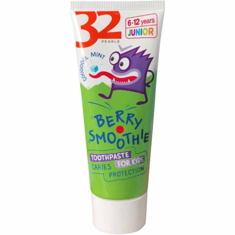 Uşaq diş məcunu 32 Pearls Berry Smoothie 75 q — Bakı