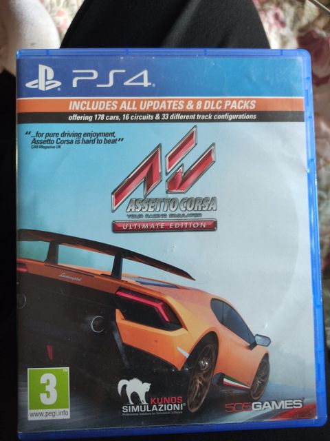 PS4 üçün Asetto Corsa Ultimate Edition oyun diski — Bakı