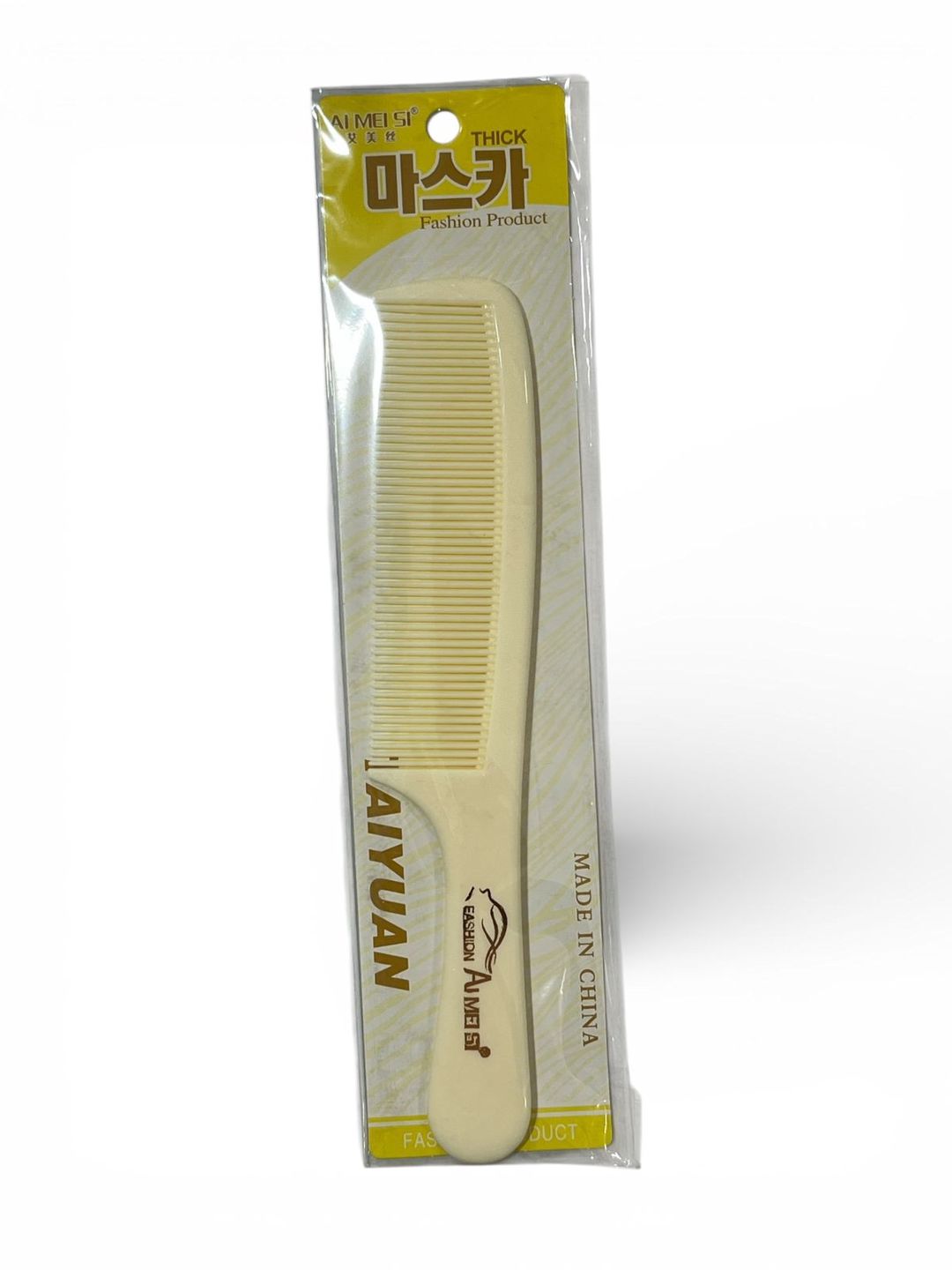 Saç üçün daraq 3814, plastik, sarı — Mallar, Bakı