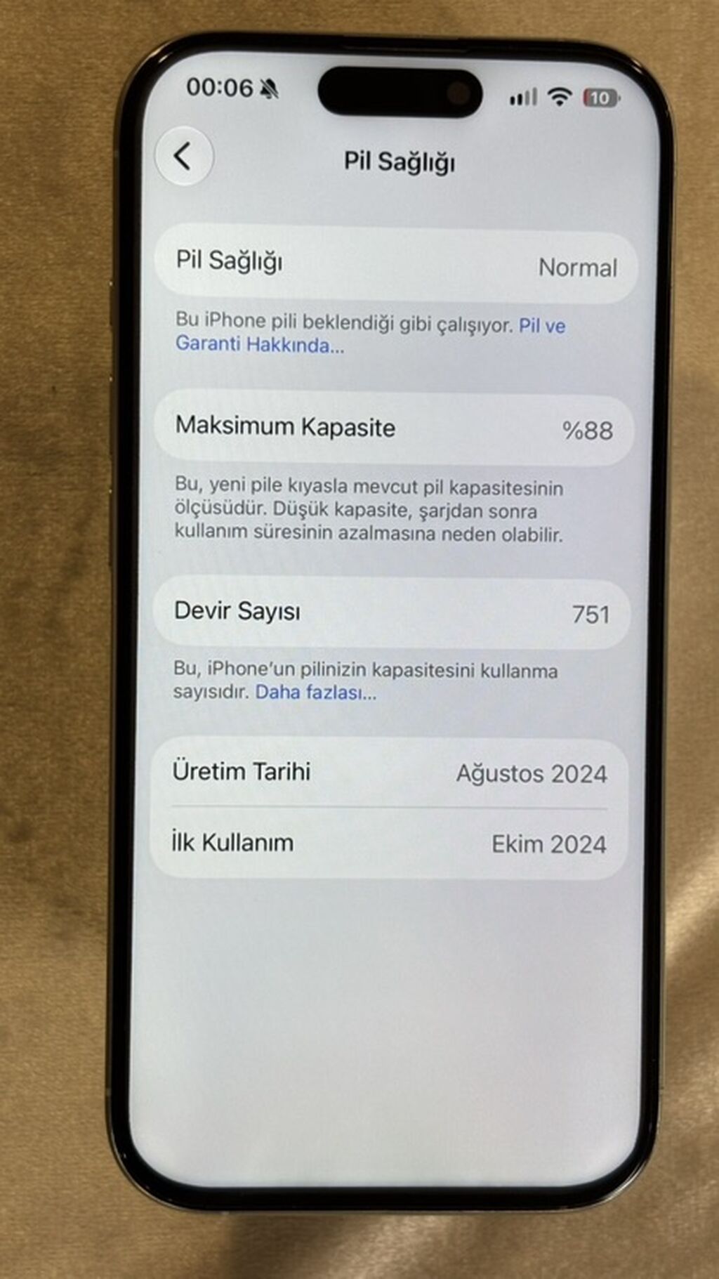 IPhone 16 Pro, 128 GB, Ağ, Face ID — Apple iPhone, Digah (6)