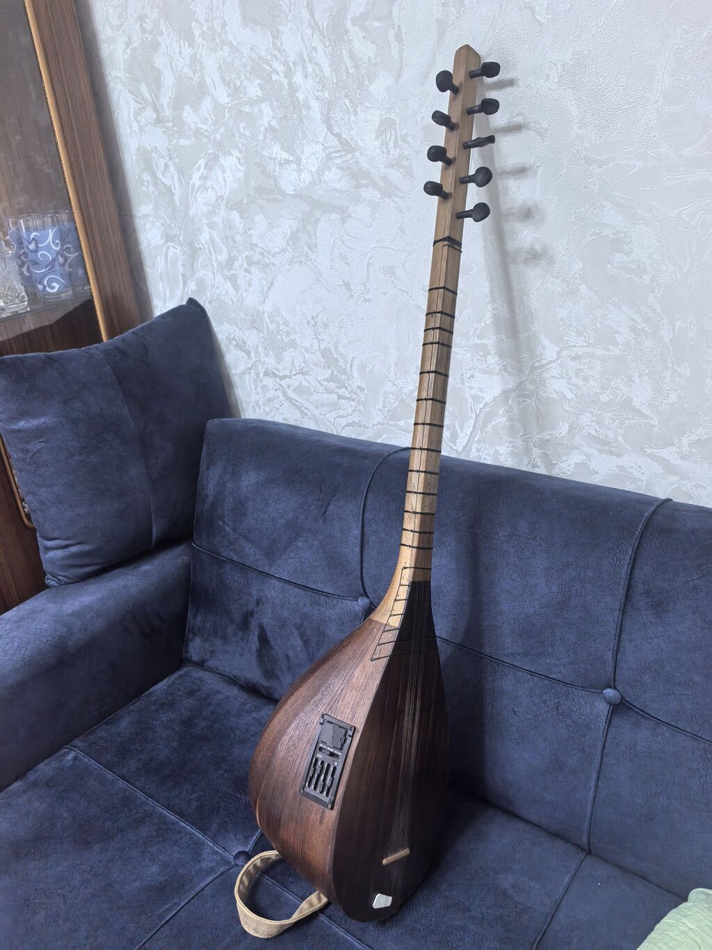 Elektro saz – ağac gövdəli, uzun saplı xalq çalğı aləti - Korpus — Gitarlar və digər simli alətlər, Digah (2)