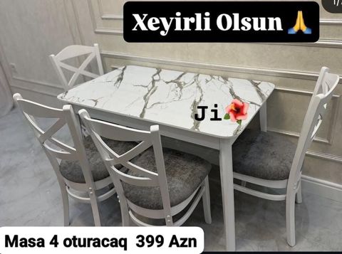 Mətbəx üçün, Yeni, 4 stul — Digah