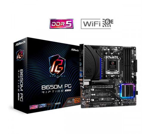 ASRock B650M PG Riptide WiFi Motherboard — Mallar, Bakı