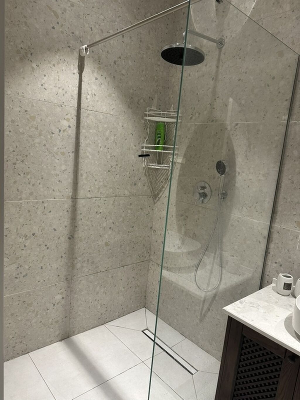 Hamam/tualet otağı üçün tam dəst - Divara quraşdırılan, düyməli gizli — Duş kabin və bölmələr, Digah (4)