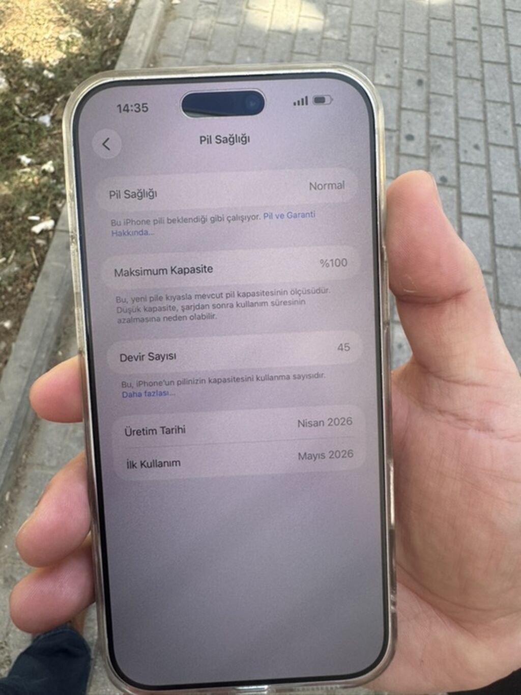 IPhone 17 Pro Max, 256 GB, Gümüşü, Face ID — Apple iPhone, Bakı (3)