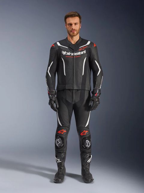 Motokostyum Alphinestars GP Force V2 L ST 1231, dəri, qara, ölçü 52 — Bakı