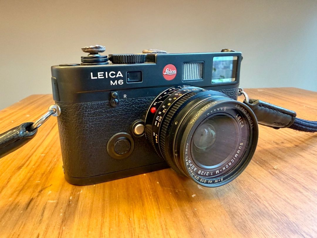 Fotoaparat Leica M6 TTL 0.85 35mm + 28mm lens — Foto və video texnikası, Bakı (2)