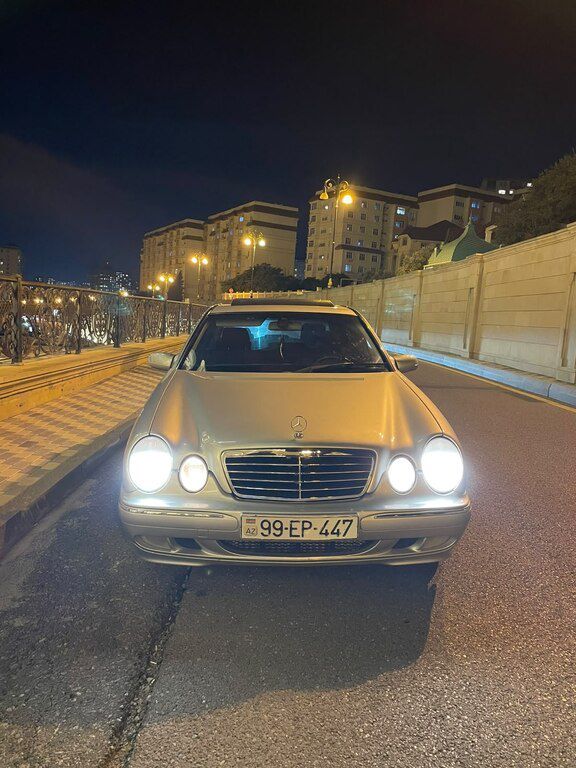 Mercedes E 220, 2.2 L, 2001 il, 563 455 km 99-EP-447 — Avtomobillər, Bakı (2)