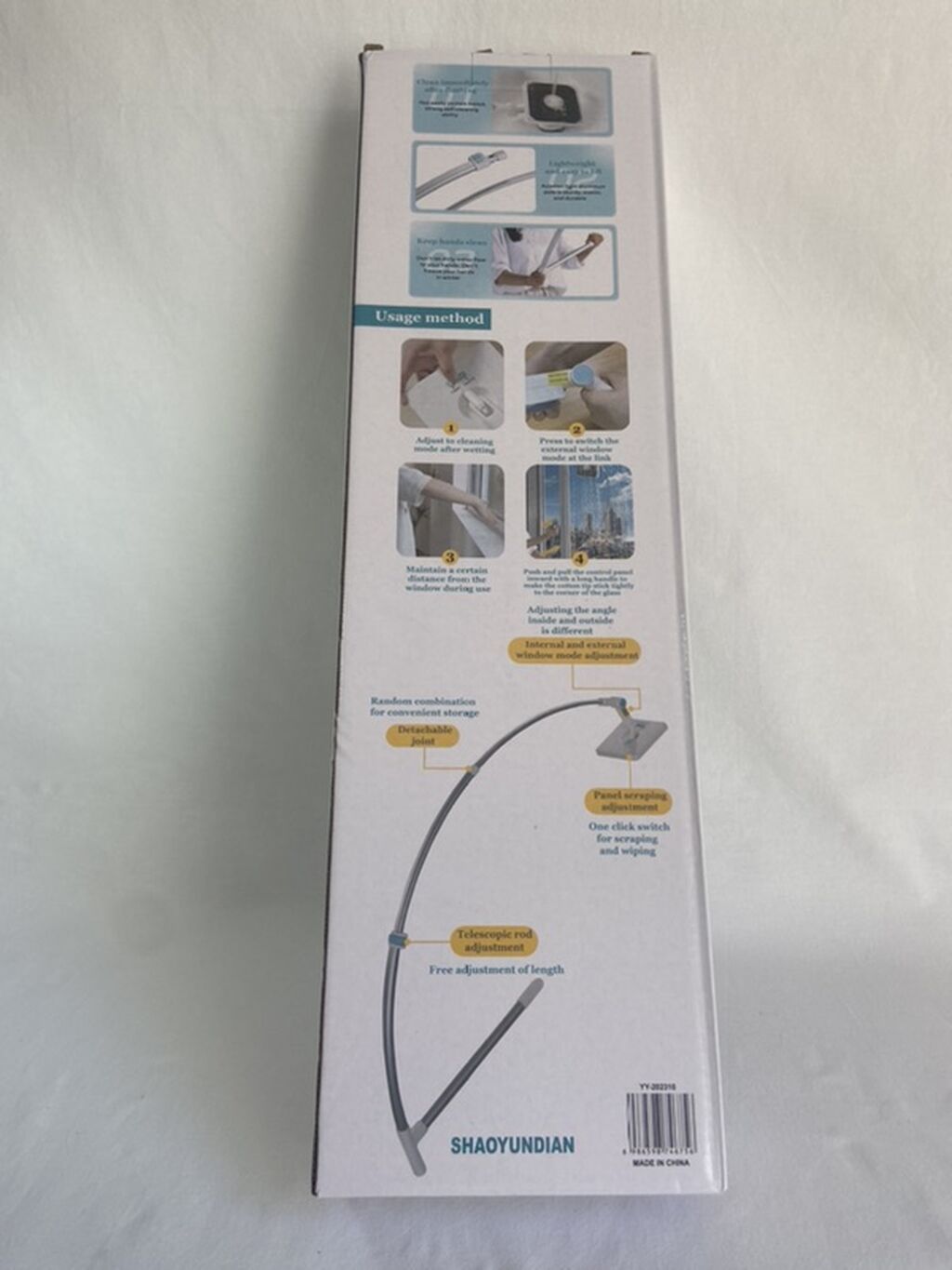 Məhsul 1: Bell+Howell “Centering External Window Cleaner” – xarici — Təmizlik üçün alətlər, Xırdalan (5)