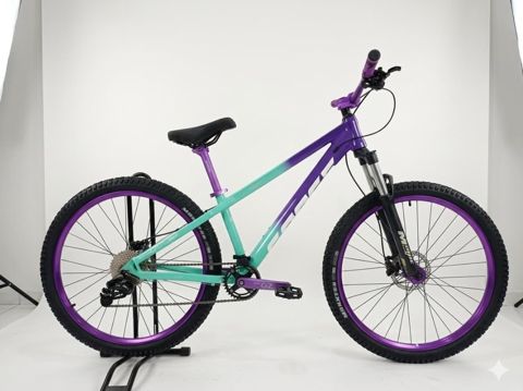 Dağ velosipedi 27.5", bənövşəyi/firuzəyi — Bakı