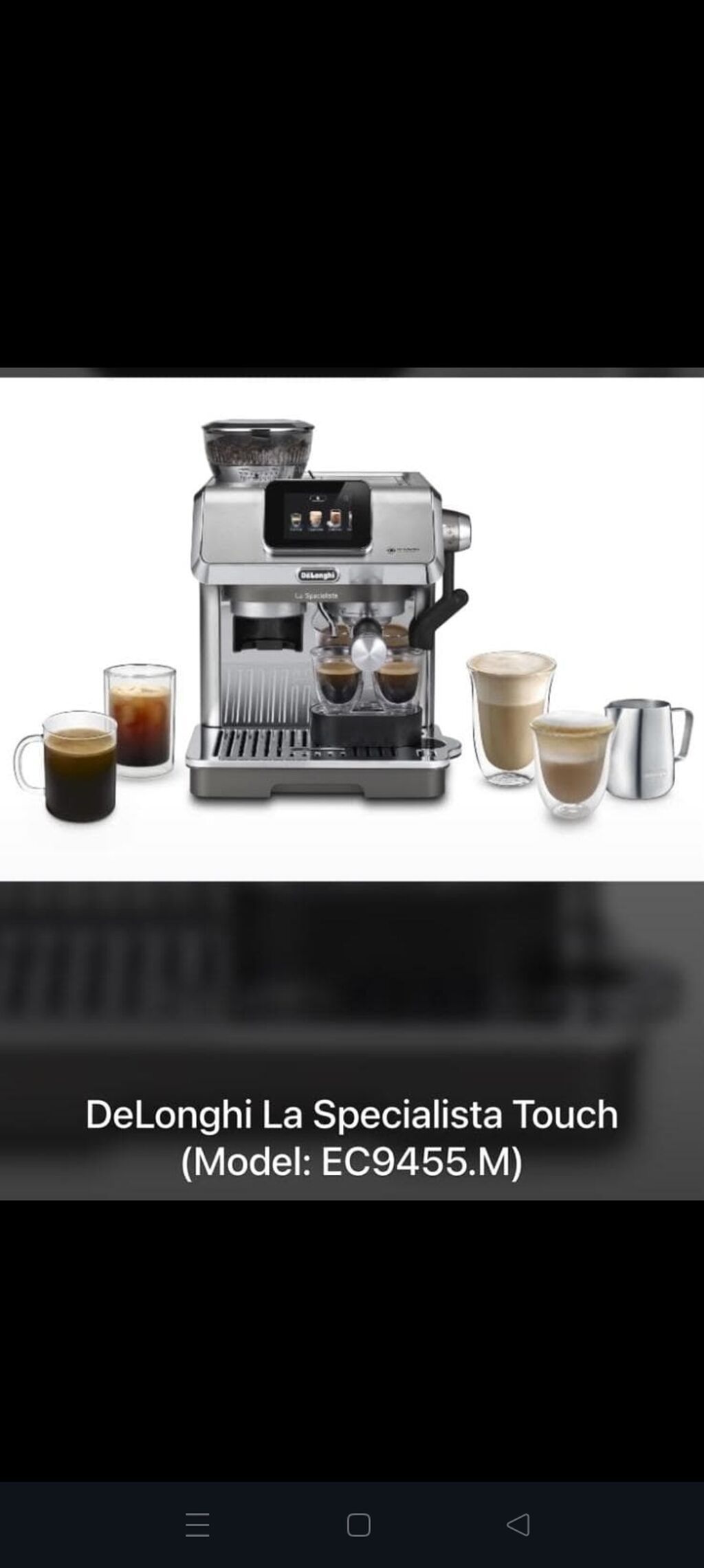 De’Longhi La Specialista Touch qəhvə maşını (Model: EC9455.M) — Qahvə aparatları və maşınları, Xırdalan