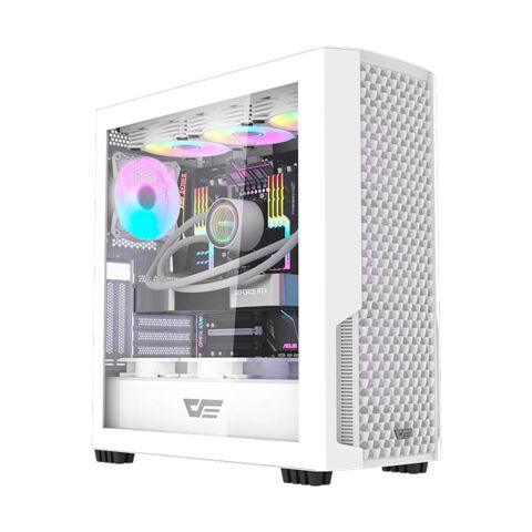 DarkFlash DF2100 White PC Case — Bakı