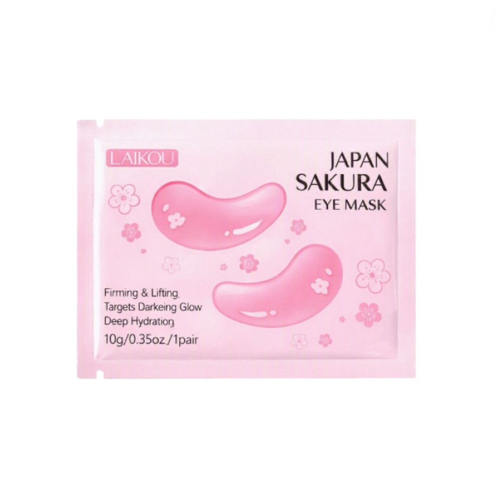 Göz ətrafı dəri üçün maska Laikou, Japan Sakura, 1 cüt, 10 q — Mallar, Bakı