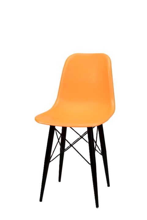 Stul Del Groups Aren Konik 092, 43x49x84 sm, dəmir/plastik, narıncı — Bakı