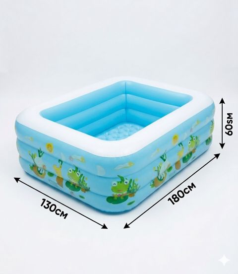 Şişmə hovuz DT Duck Blue, 180x130x60 sm — Bakı