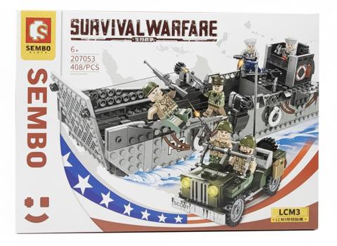 Konstruktor Sembo Survival Warfare LCM3, 408 element — Баку