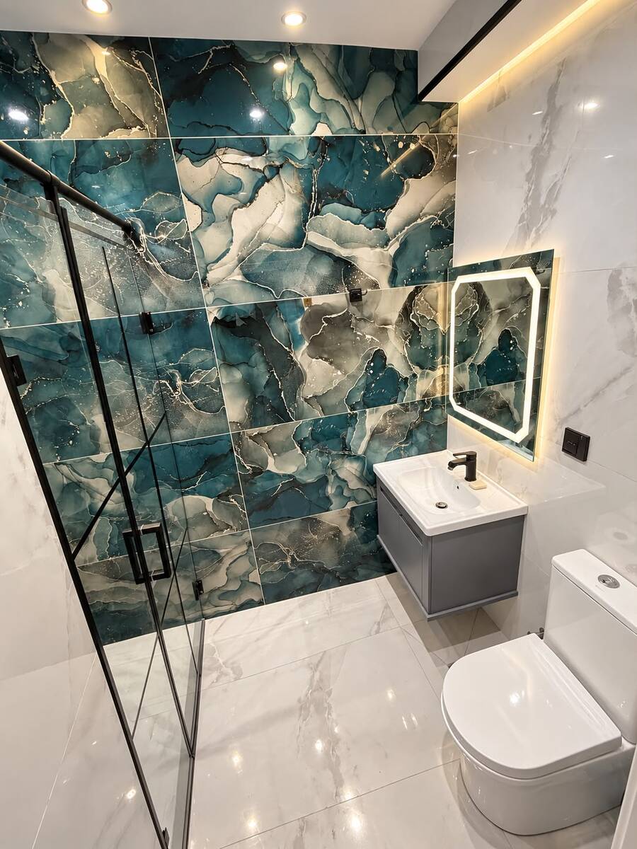 İcarəyə verilir 2 otaqlı yeni tikili 80 m² — Mənzil, Bakı (6)