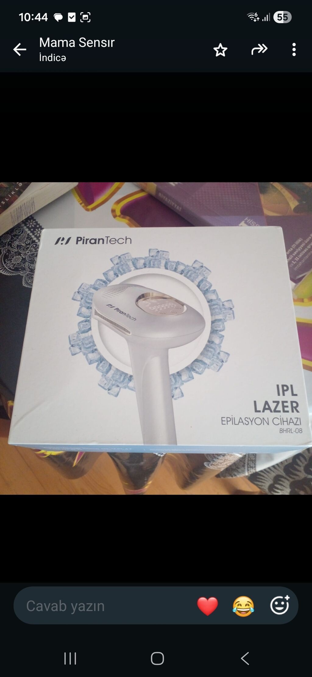 Lazer epilyatoru, Yeni, Pulsuz çatdırılma — Usturalar, trimmerler və epilyatorlar, Xırdalan