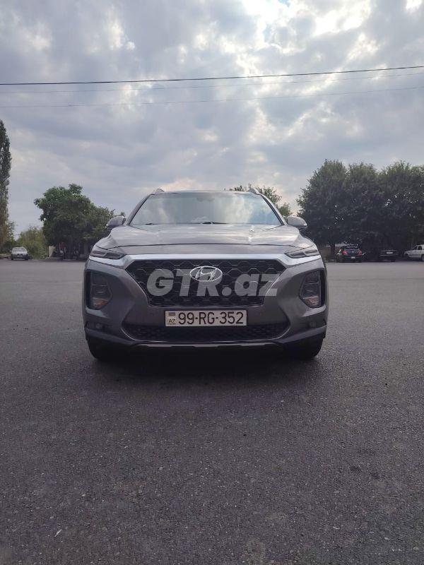 Hyundai Santa Fe 2.4 L, 2019, 204 330 km 99-RG-352 — Avtomobillər, Qax