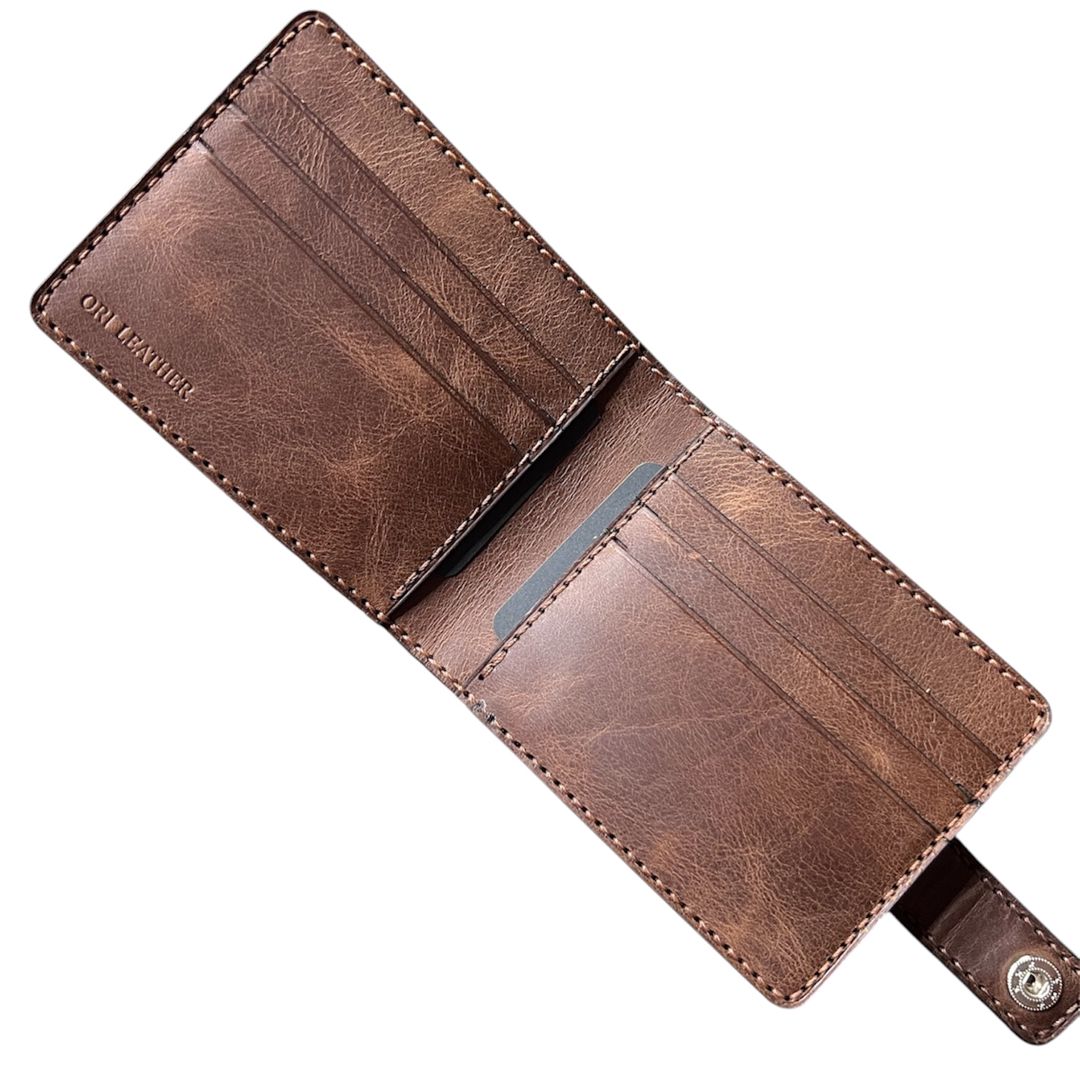 Kişilər üçün pul kisəsi 41460065, dəri, qəhvəyi, 11.2x8.6 sm — Mallar, Bakı (2)