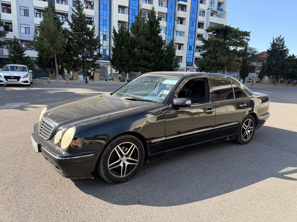 Mercedes E 240, 2.6 L, 2001 il, 409 000 km 90-XD-948 — Avtomobillər, Bakı (2)
