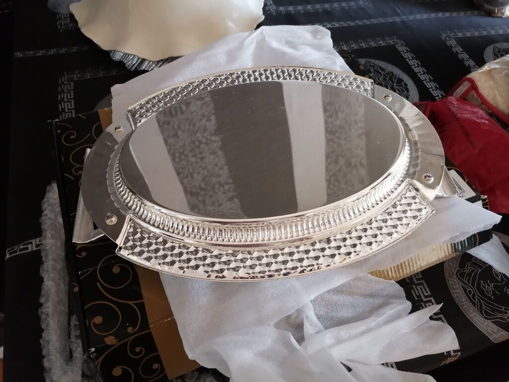 Kingsville Silver Plated Tableware – Gümüş örtüklü servis qabı — Süfrə sərvisin üçün əşyalar, Bakı (2)