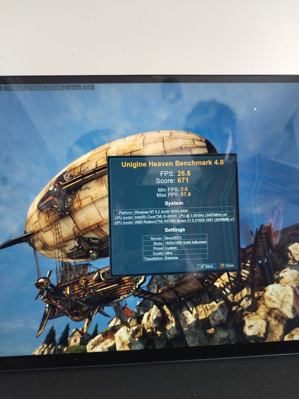 Videokart XFX Radeon RX 560, 4 GB, İşlənmiş — Qrafik kartlar, Şəki (5)