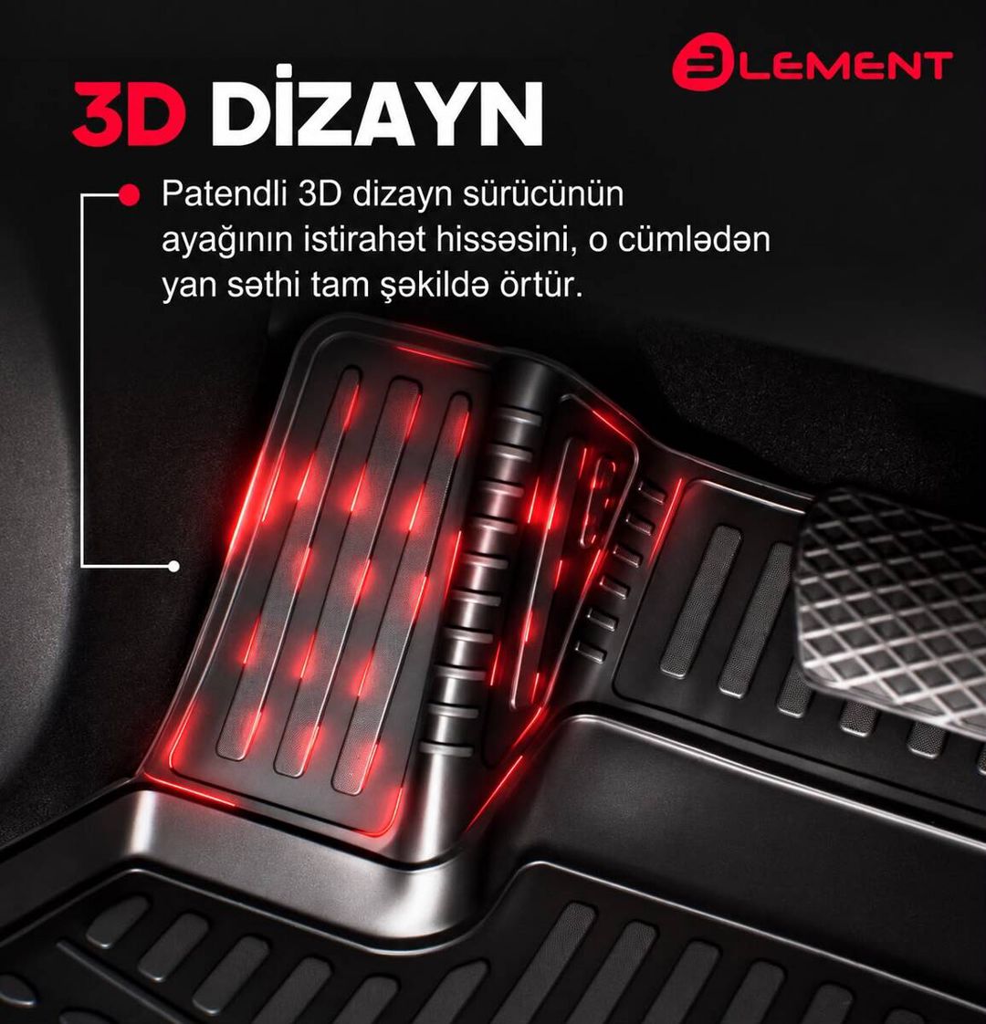 Chevrolet Orlando 2010-2020 üçün salon rezin ayaqaltı — Ehtiyat hissələri və aksesuarlar, Bakı (6)