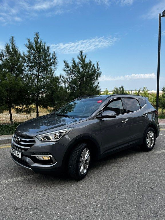 Hyundai Santa Fe, 2.0 L, 2016 il, 19 400 km 88-DU-281 — Avtomobillər, Bakı (6)