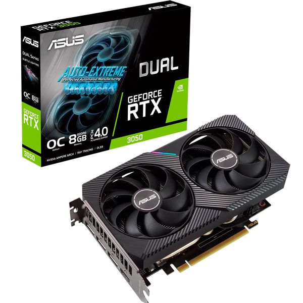 ASUS Dual GeForce RTX 3050 OC Edition 8GB GDDR6 — Mallar, Bakı