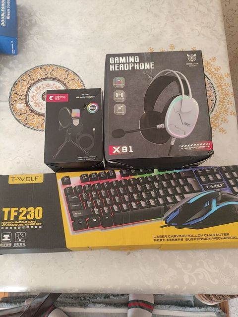 Gaming aksesuarları seti - Onikuma X91 Gaming Headphone: Mikrofonlu — Pirəkəşkül
