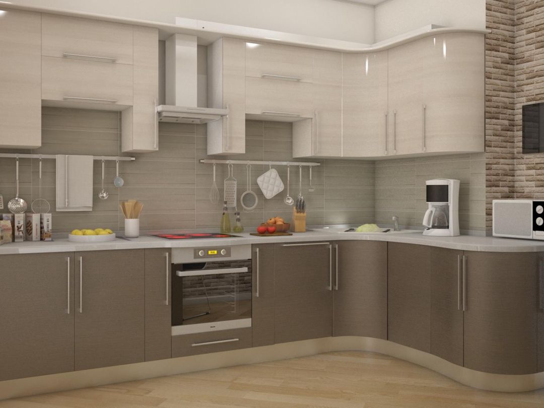 Panel MDF (Akril) materiallı mətbəx mebeli — Mətbəx mobilyası, Bakı (3)